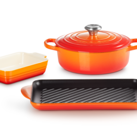 LE CREUSET  Set  iniciante de 2 peças de Ferro Fundido e Travessa
