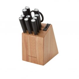 KitchenAid Conjunto clássico de 12 peças com afiador de facas embutido