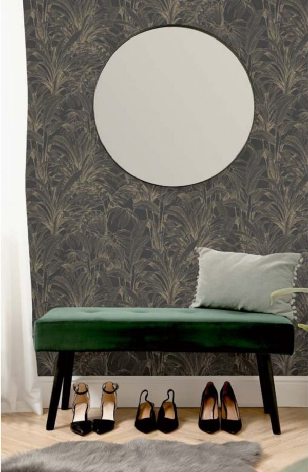 Papel de parede TROPICAL OURO E PRETO - Image 2