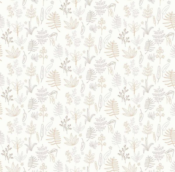 Papel de parede infantil BOTÁNICO
