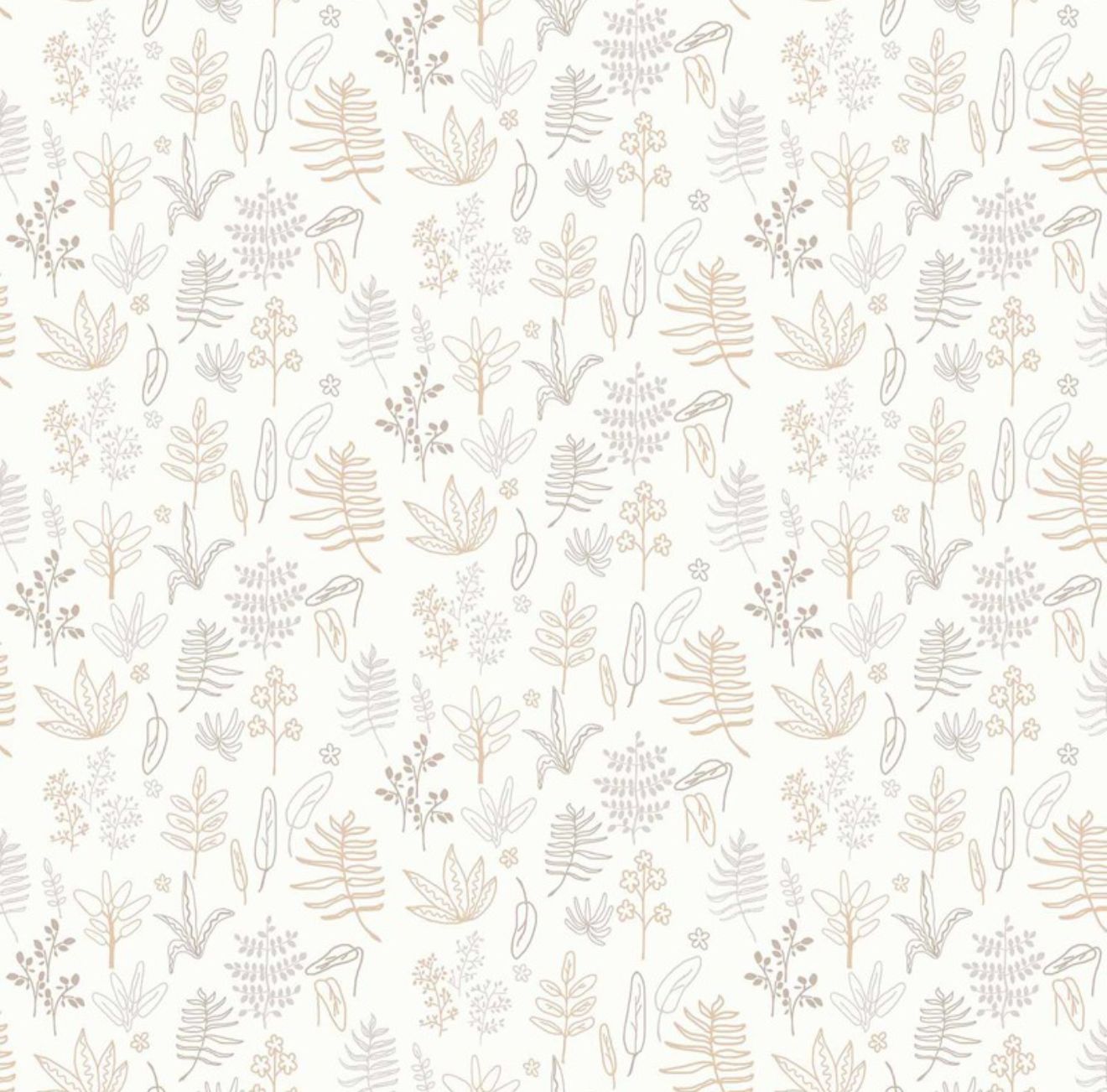 Papel de parede infantil BOTÁNICO