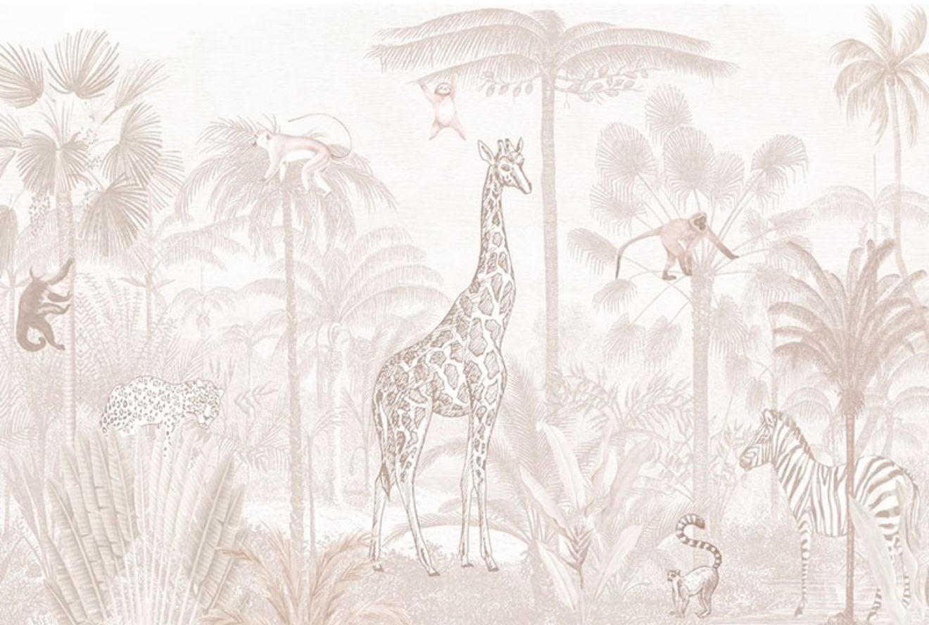 Mural Infantil Selva Suave