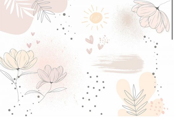 Mural Infantil Abstrato Amanhecer