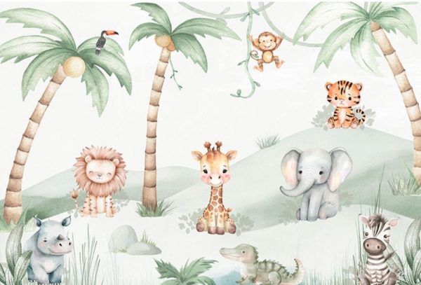 Mural Infantil Safari