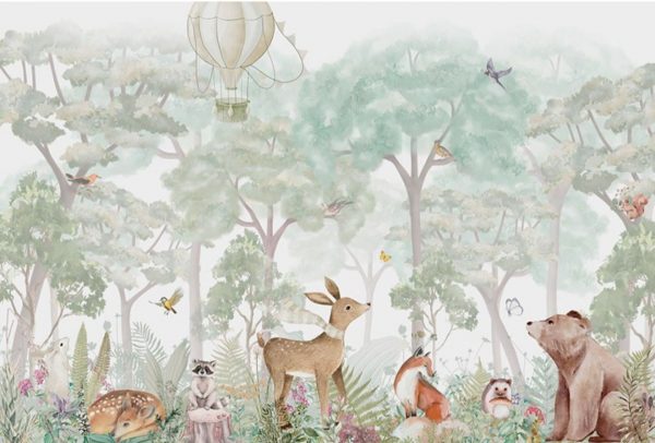 Mural Infantil beleza selvagem