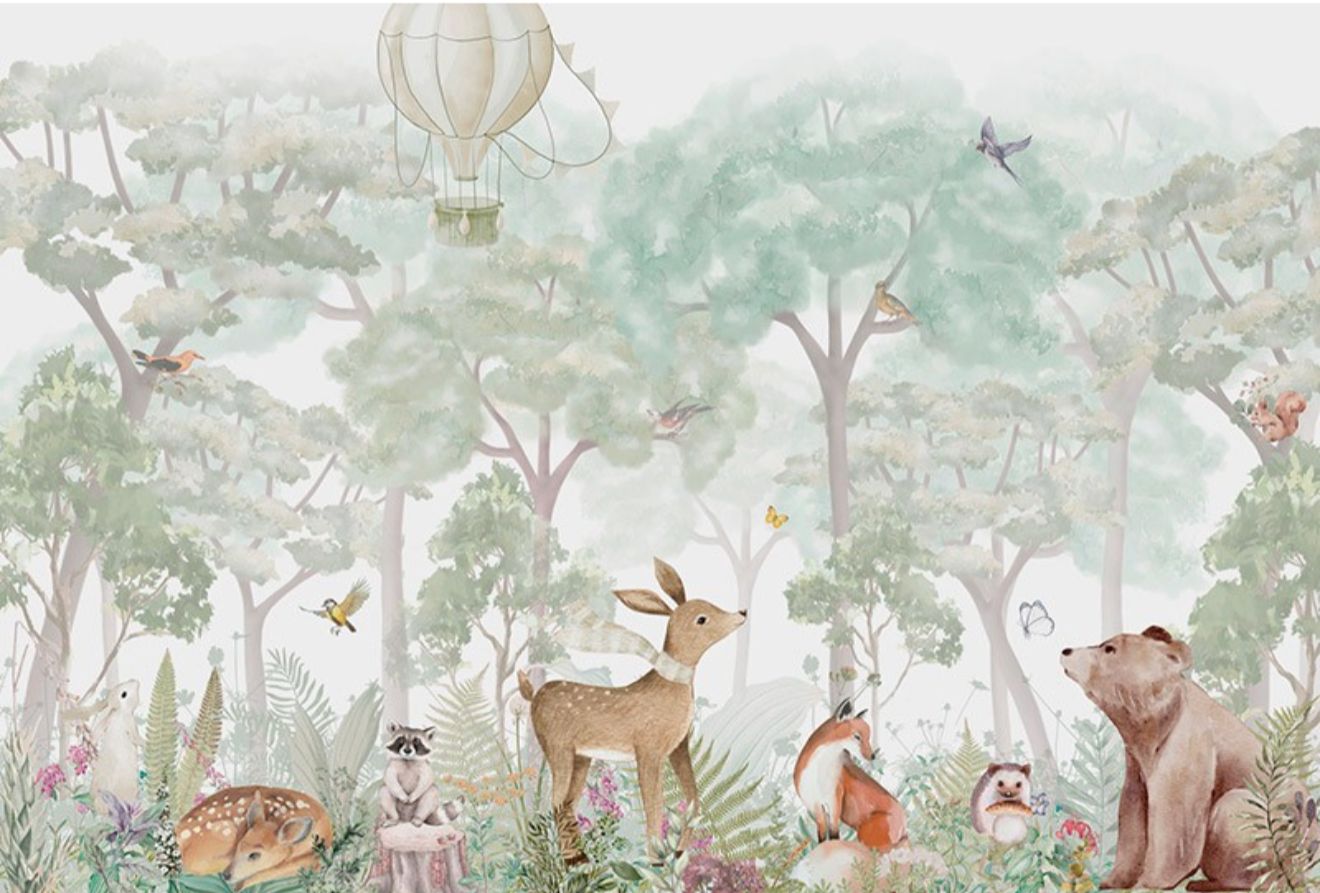 Mural Infantil beleza selvagem