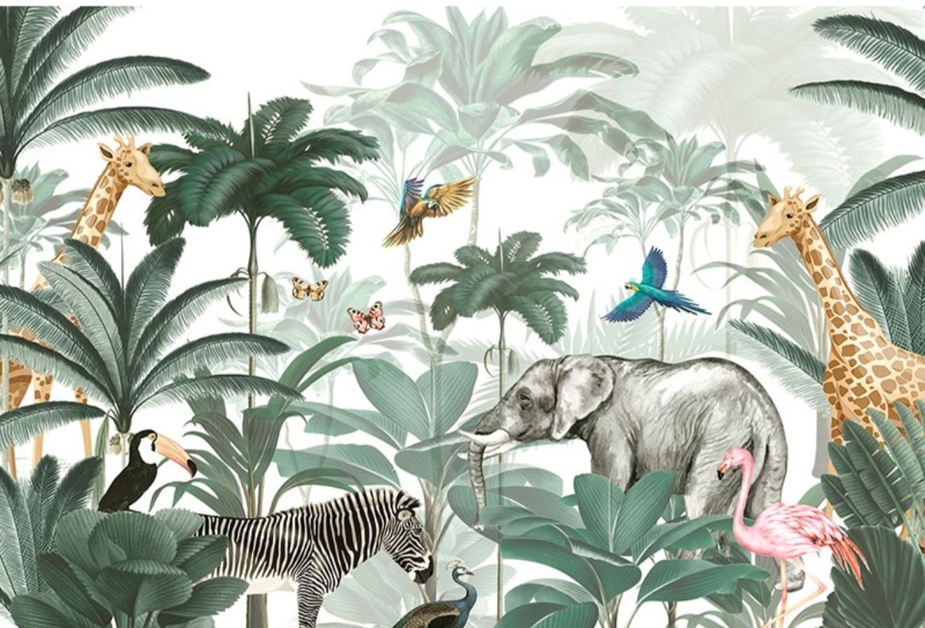 Mural Infantil  Selva