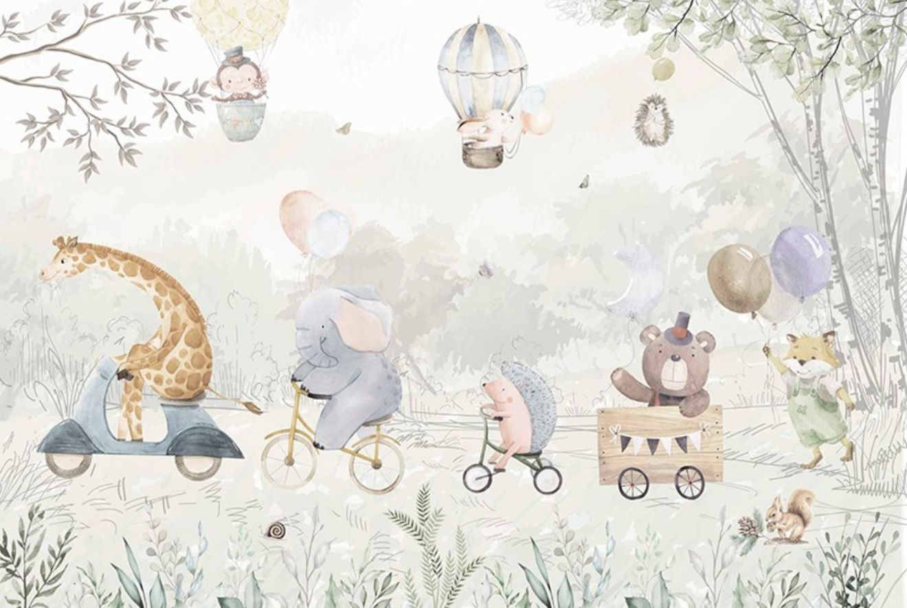 Mural Infantil  animais