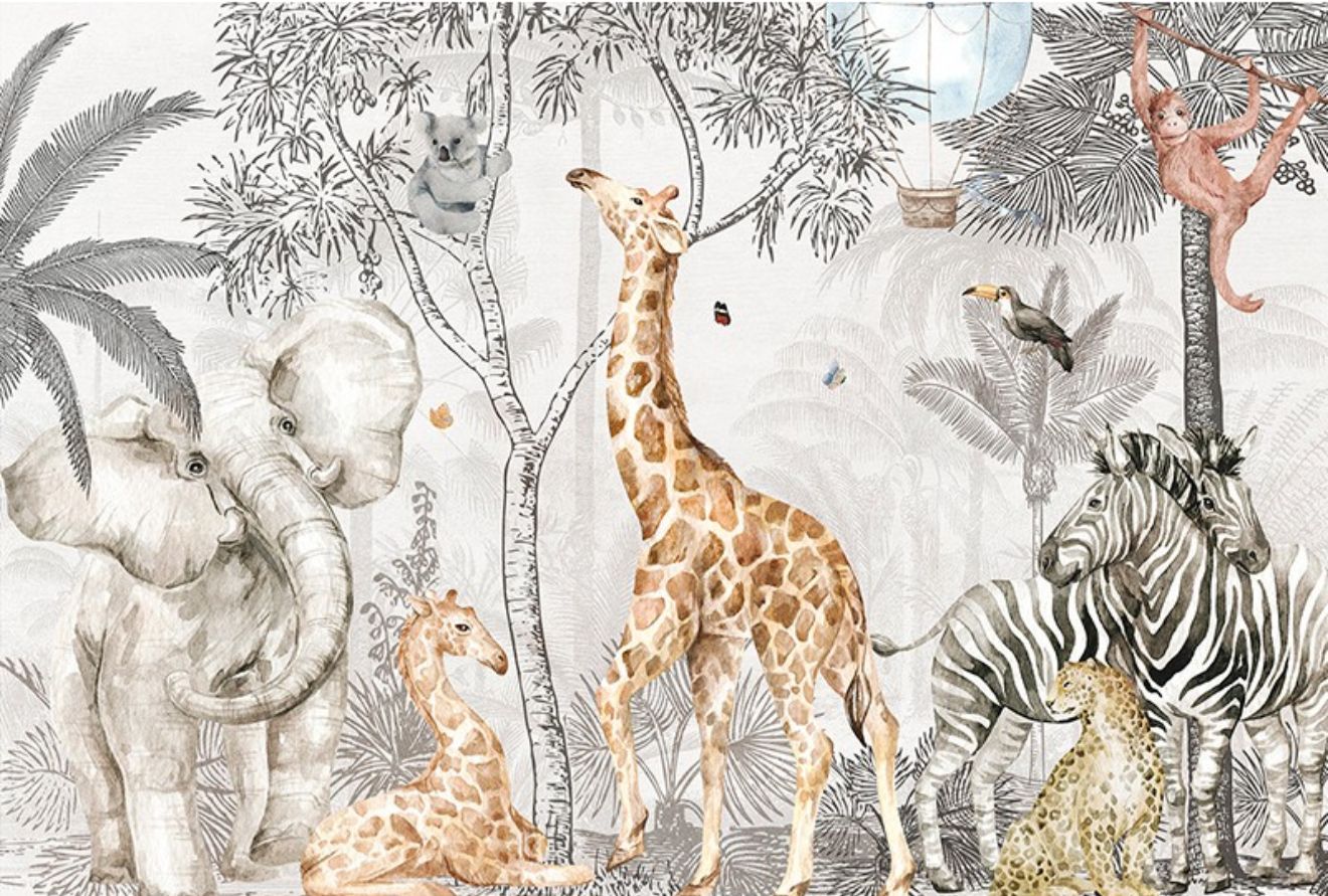 Mural Infantil  animais