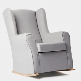 Poltrona de amamentação cinza Lily