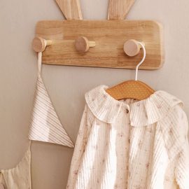 Cabide de parede em madeira Buny Style Kids
