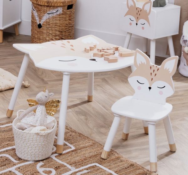 Ensemble table + chaise enfant "Renard"