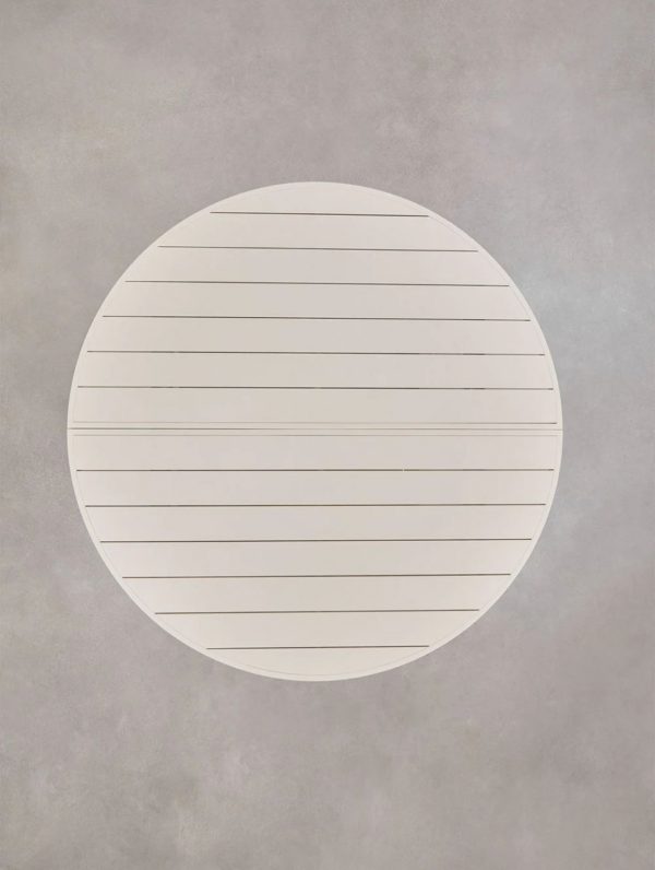 Mesa de jardim extensível 145-200x145 cm em alumínio Barce - Image 4