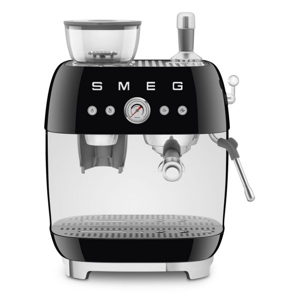 Máquina de café com moinho Preta-SMEG