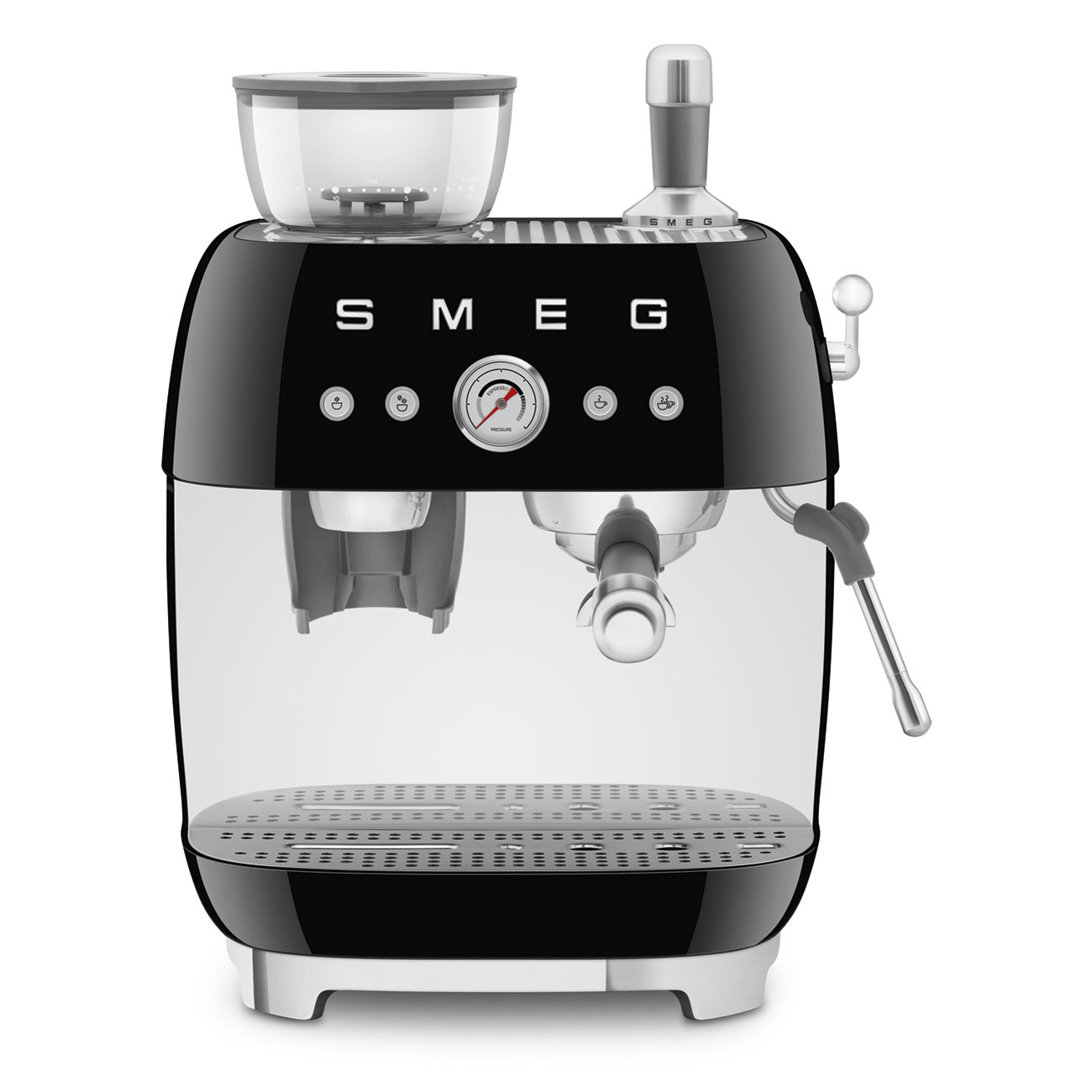 Máquina de café com moinho Preta-SMEG