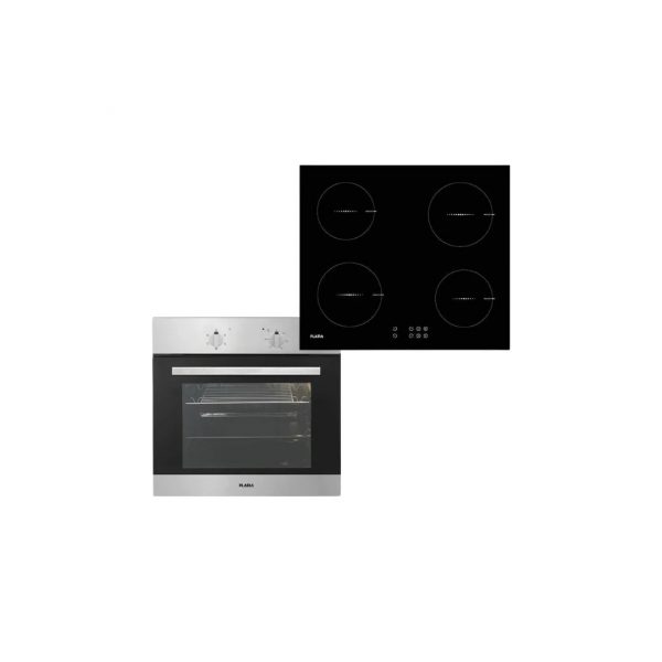 Conjunto FLAMA Placa Indução+Forno Elétrico 9902fl