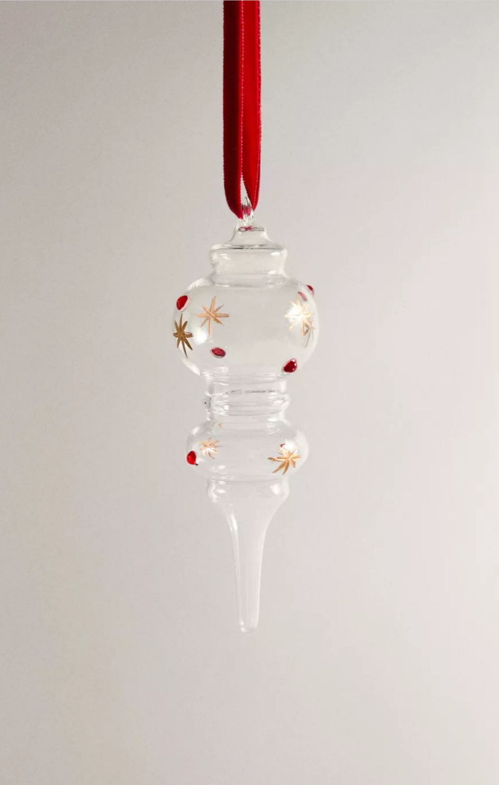 ENFEITE ÁRVORE BOROSSILICATO COMPRIDO NATAL