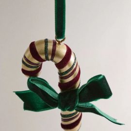 ENFEITE ÁRVORE BENGALA DE CARAMELO NATAL