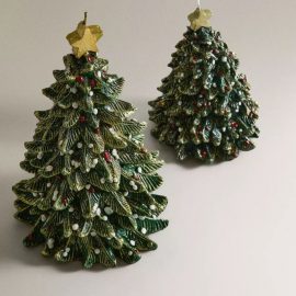 VELA ÁRVORE DECORADA NATAL