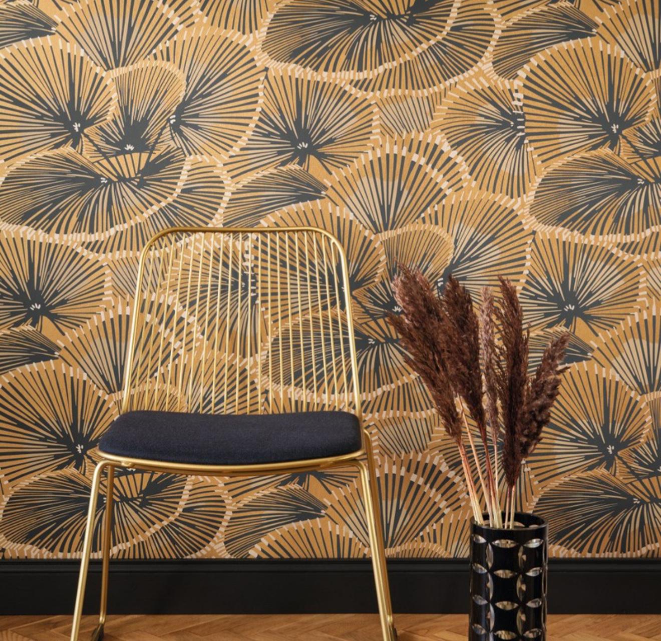 Papel de parede LEQUES METÁLICOS