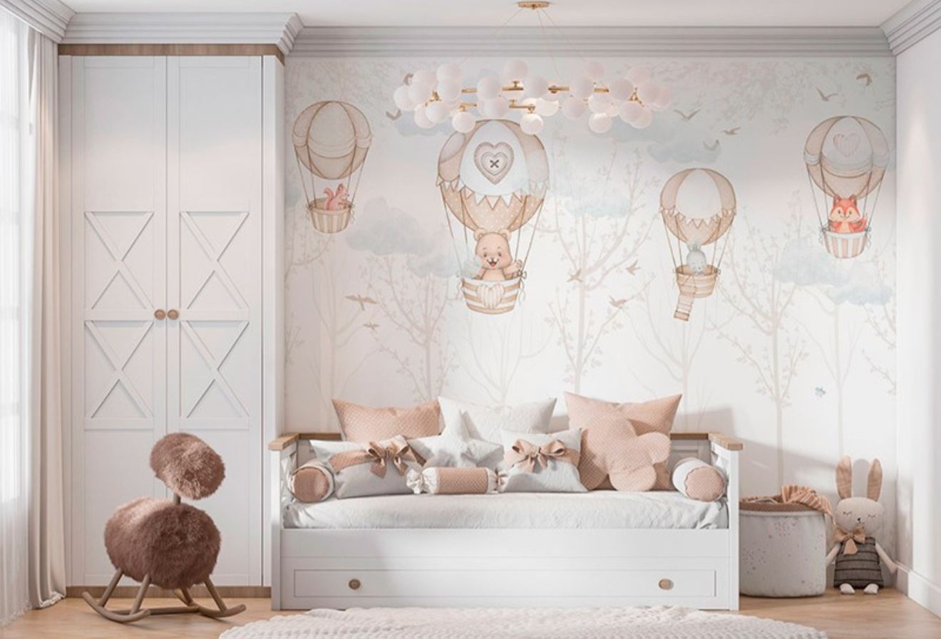 Mural Infantil Balão