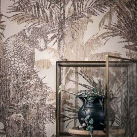 Papel de parede Casaba bege acinzentado