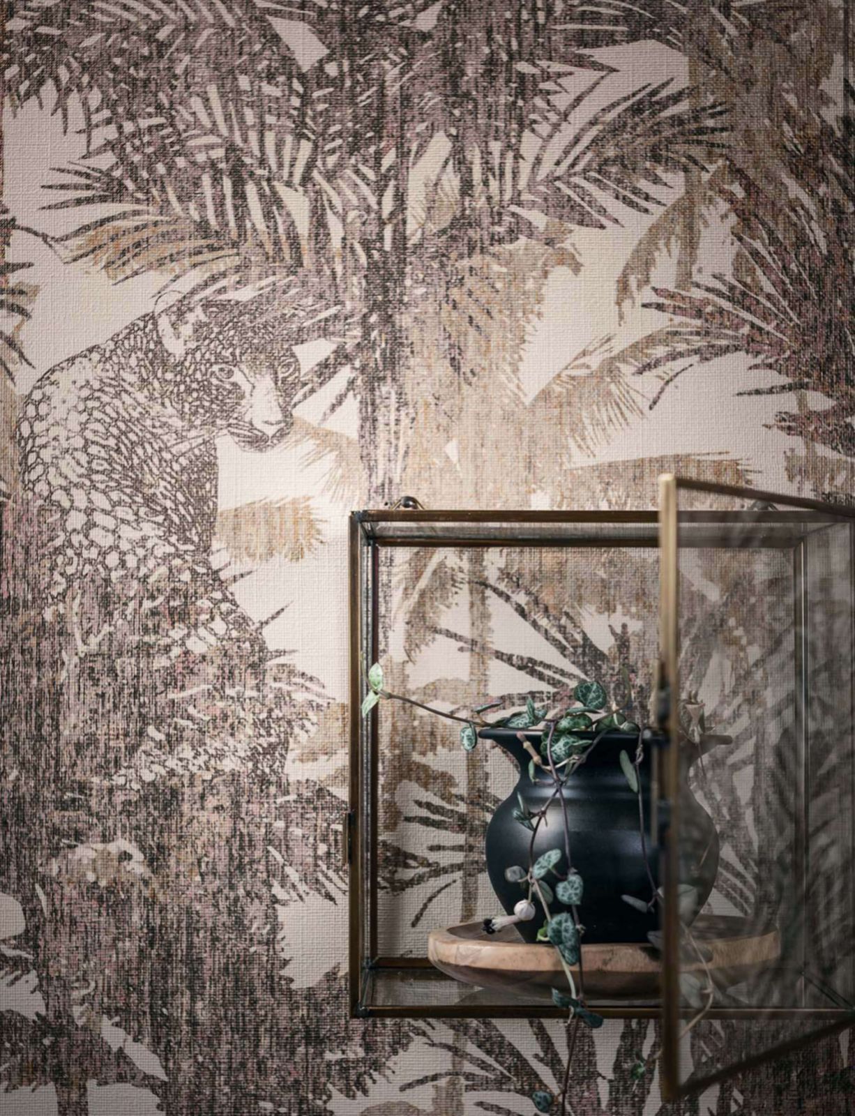 Papel de parede Casaba bege acinzentado