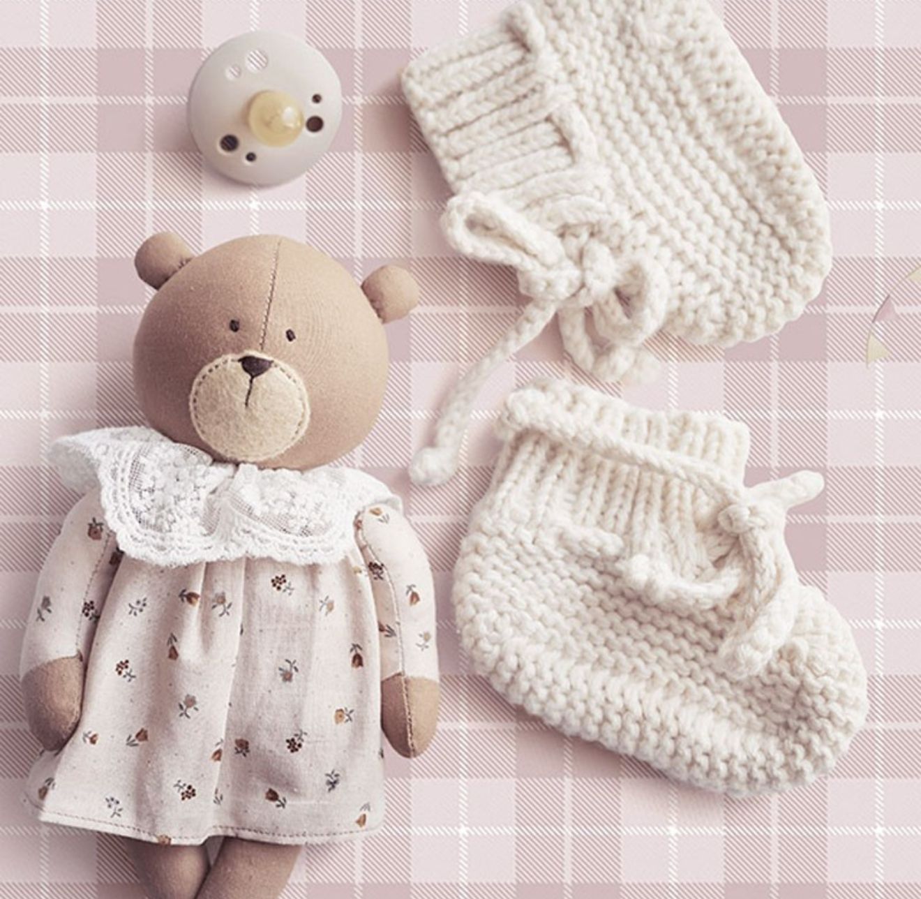 Papel de parede XADREZ ESCOCÊS ROSA