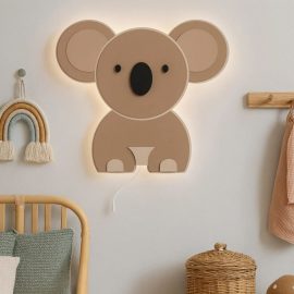 Candeeiro de parede Luz de presença Koala