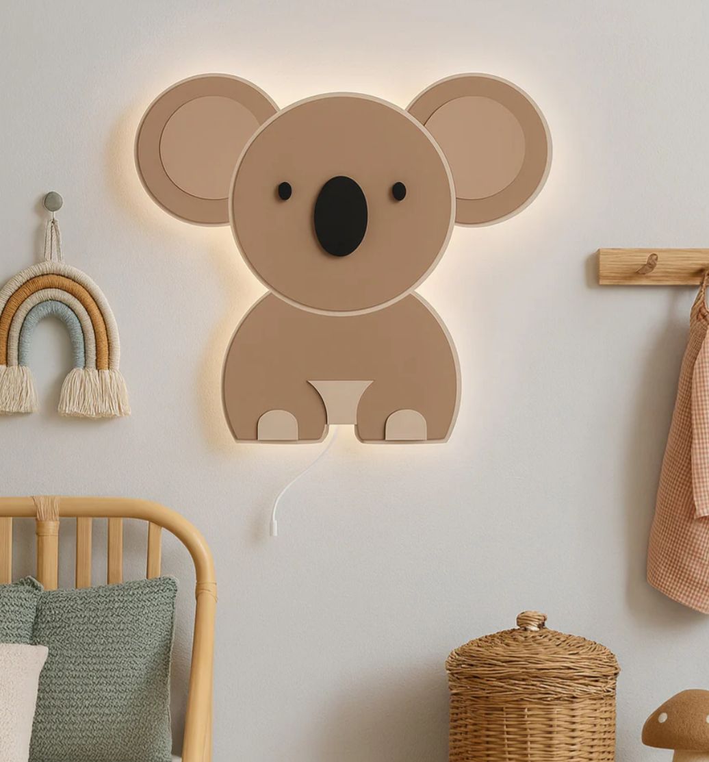 Candeeiro de parede Luz de presença Koala