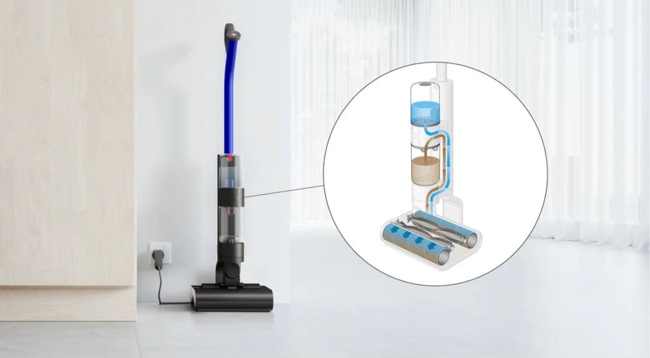 Aspirador Vertical DYSON WASHg1 Wet Cleaner (Autonomia 35 min. – 1000 ml)