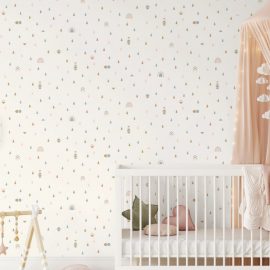 Papel de parede infantil Rainbow