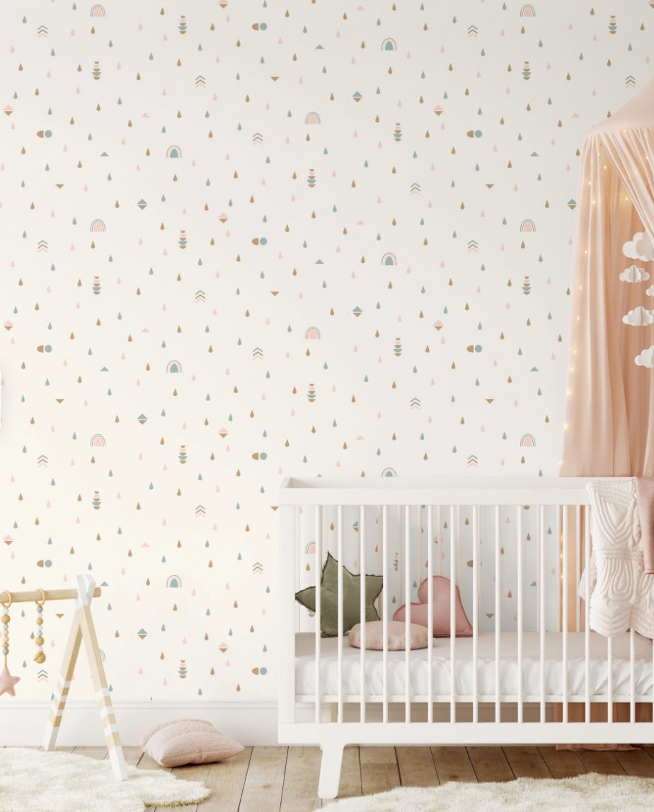 Papel de parede infantil Rainbow