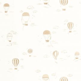 Papel de parede BALÕES DE AR QUENTE BEGE