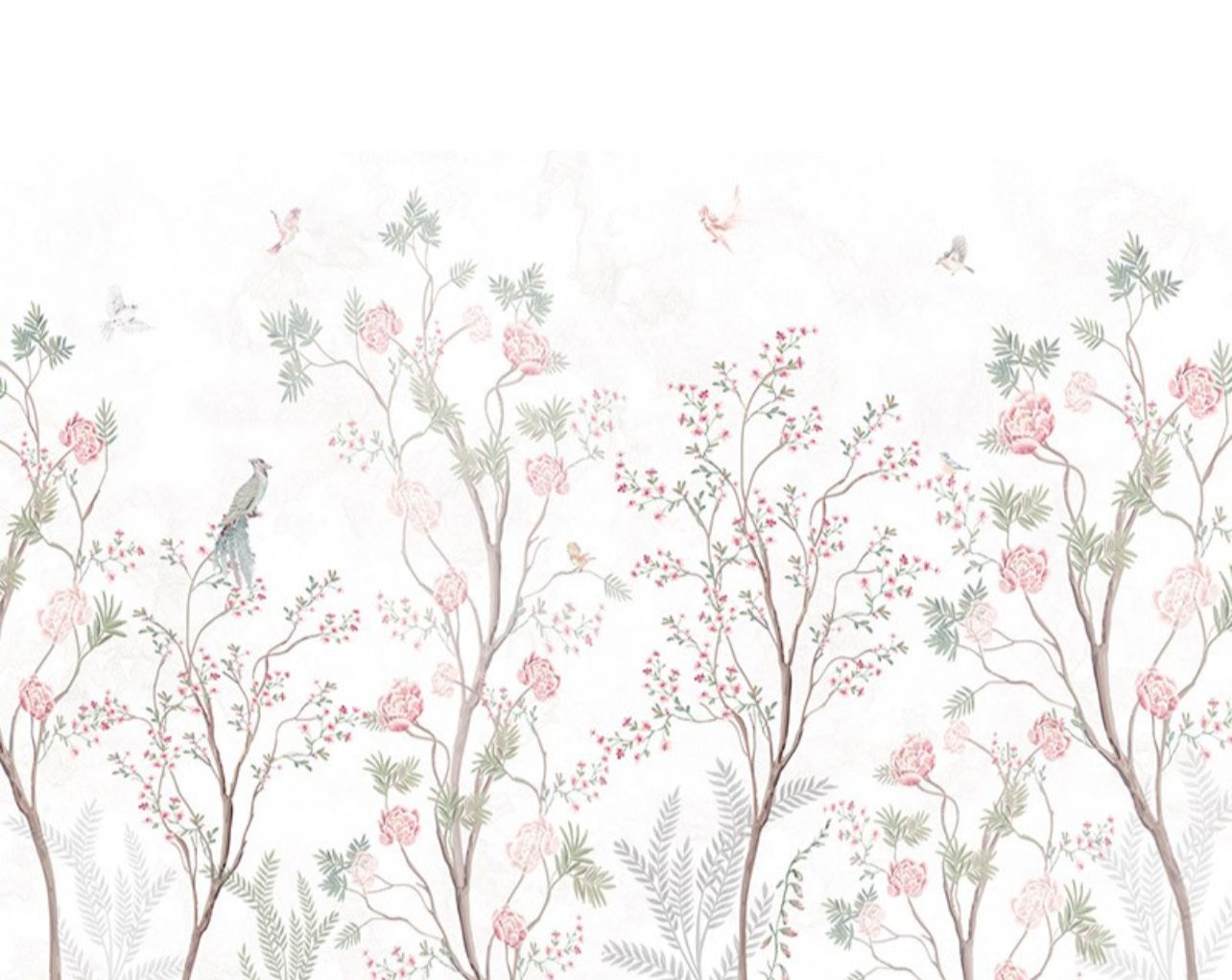 Mural Infantil Chinoiserie Florido