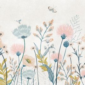 Mural Infantil Jardim de Flores