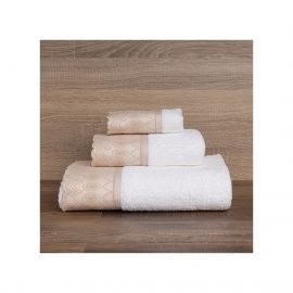 Toalhas 100% algodão branco muito suave e absorvente, toalhas com 600 gr./m2.