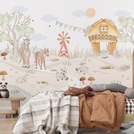 Mural Infantil Aventuras na Quinta