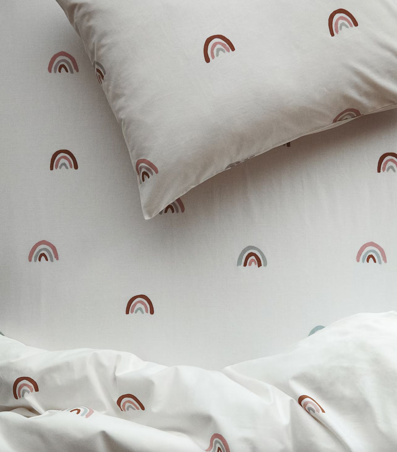 LENÇOL-CAPA EM ALGODÃO COM PADRÃO